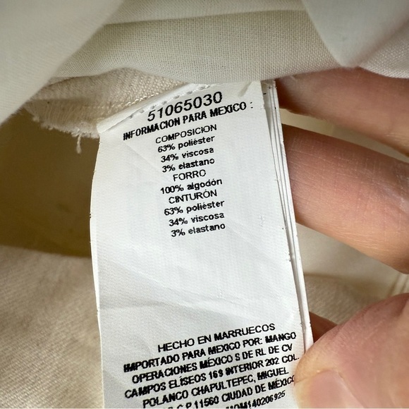 Mango MNG Pleated Trouser Dress Pants 6 - Picture 8 of 12